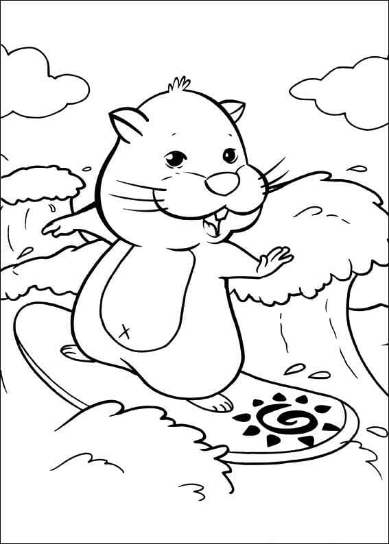 Desenho deZhu Zhu Pets 12 para colorir