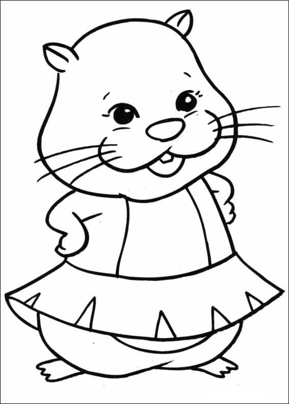 Desenho deZhu Zhu Pets 7 para colorir