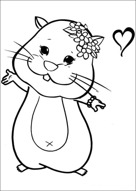 Desenho deZhu Zhu Pets 9 para colorir