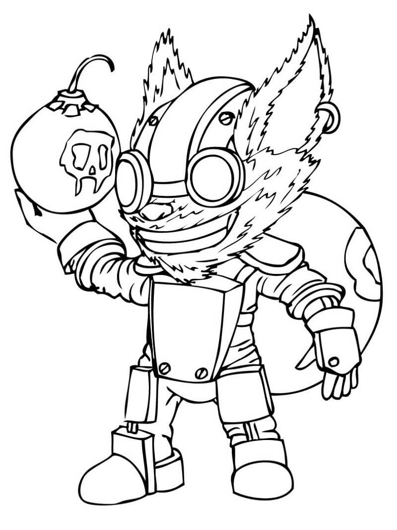 Desenho deZiggs para colorir