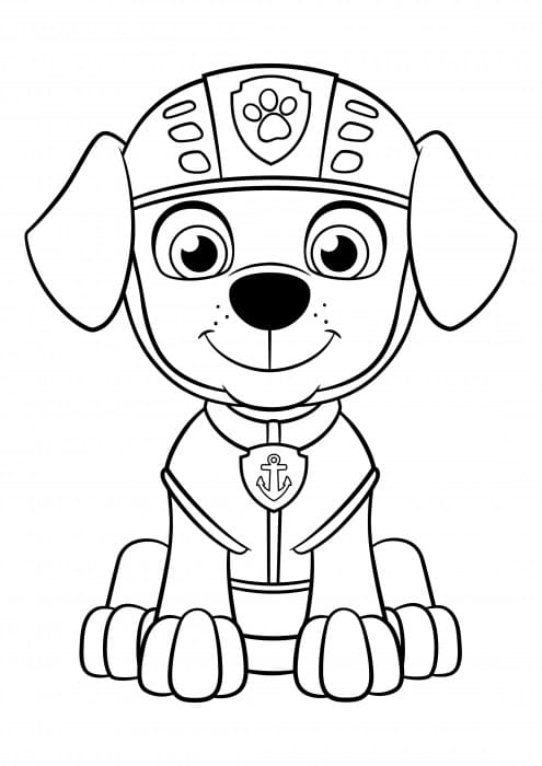 Desenho deZuma de Patrulha Canina 1 para colorir