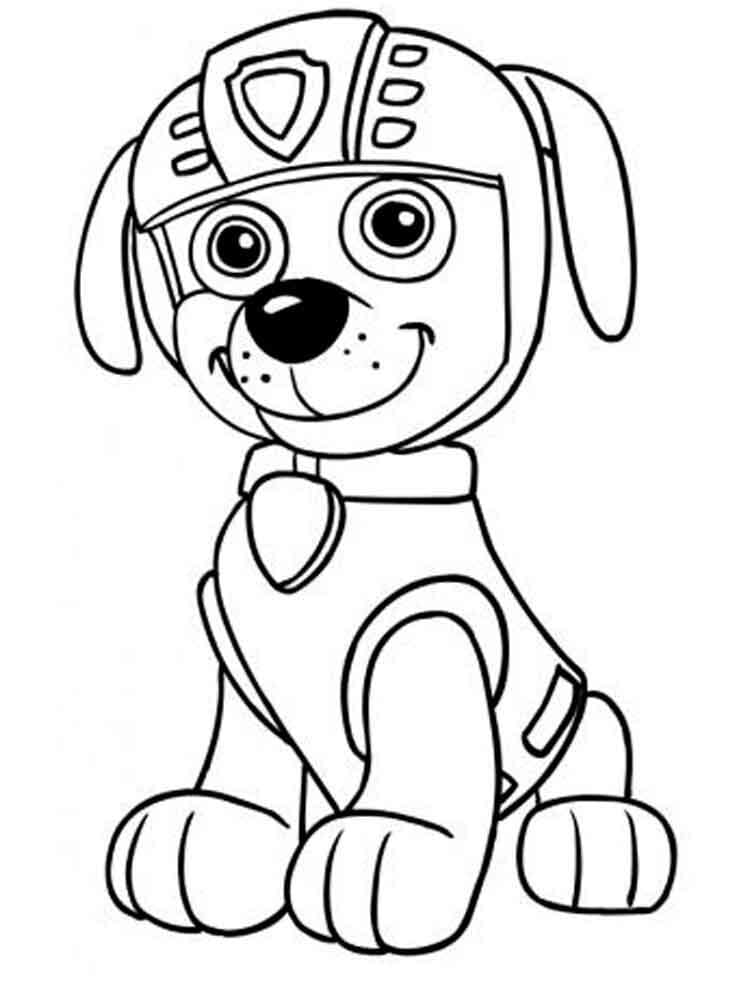 Desenho deZuma de Patrulha Canina 3 para colorir