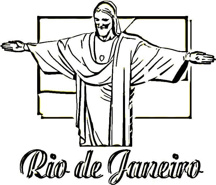 Desenho deRio de Janeiro 6 para colorir