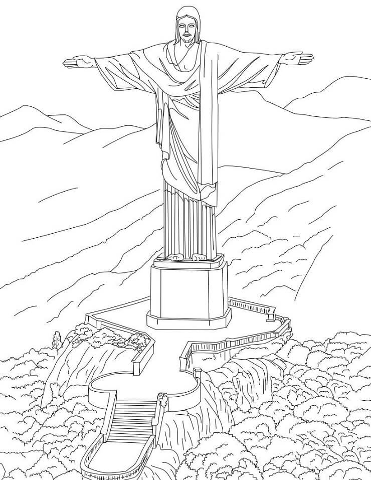 Desenho deRio de Janeiro 8 para colorir