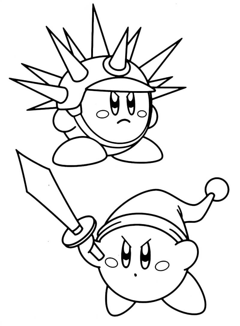 Desenho de Kirby Incrível 1 para colorir