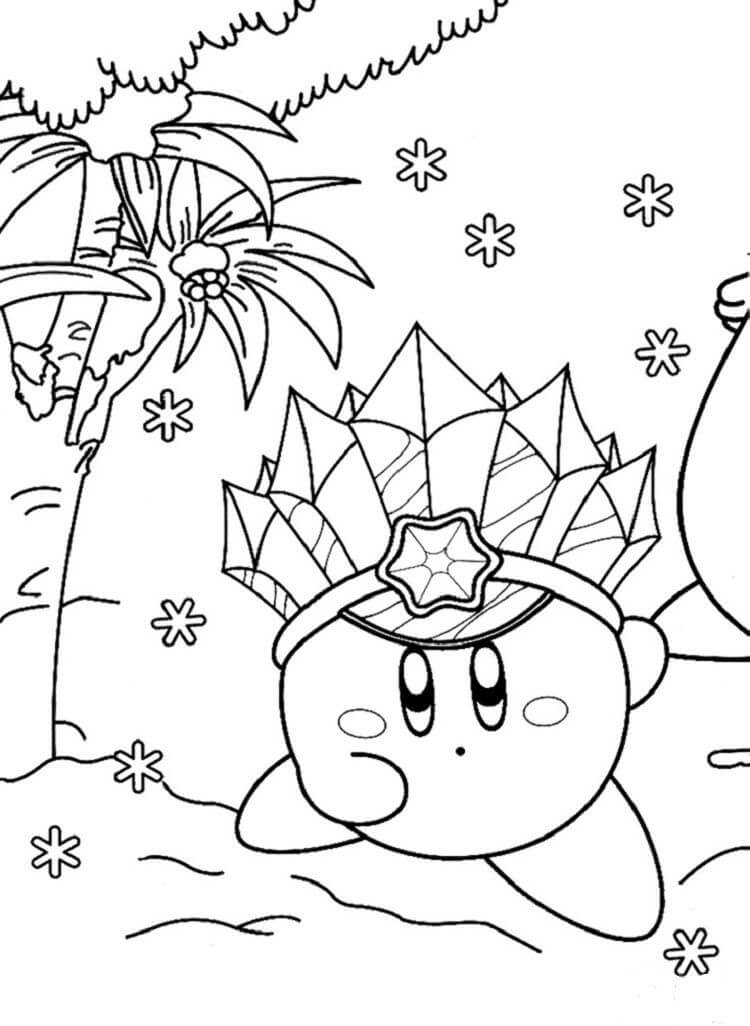 Desenho de Kirby Incrível 3 para colorir