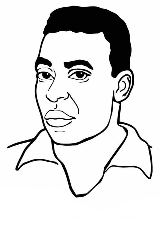 Desenho dePelé Jogadores de Futebol 2 para colorir