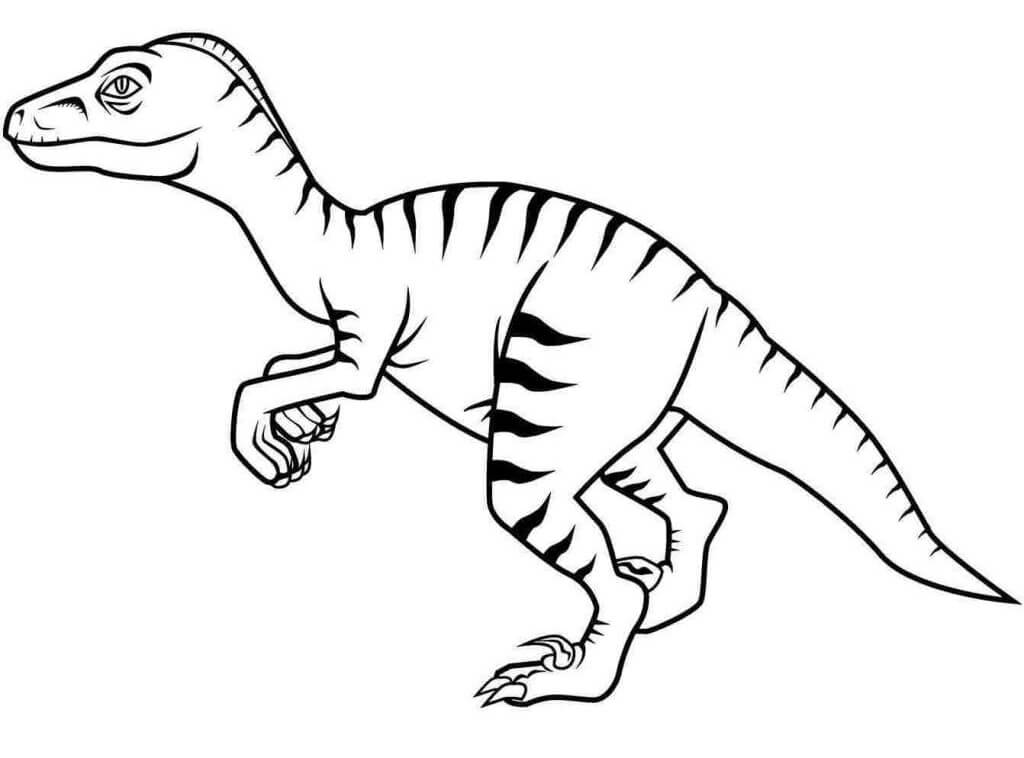 Desenho deVelociraptor Perigoso 1 para colorir