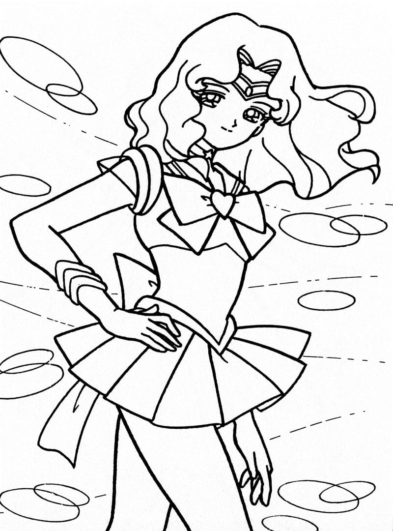 Desenho deSailor Neptune 4 para colorir