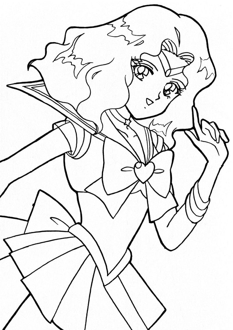 Desenho deSailor Neptune 5 para colorir