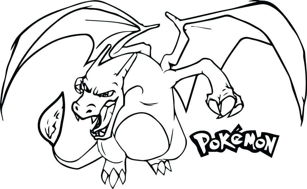 Desenho deCharizard Feroz para colorir