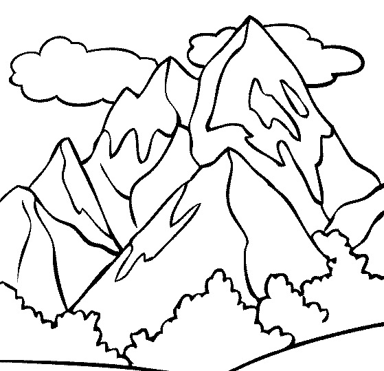 Desenho dePico da Montanha para colorir