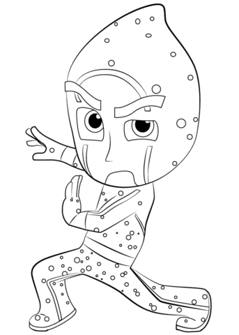 Desenho deNinja da Noite de PJMASKS para colorir