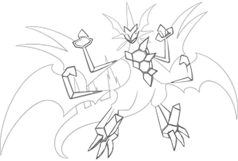 Desenho deUltra Necrozma para colorir