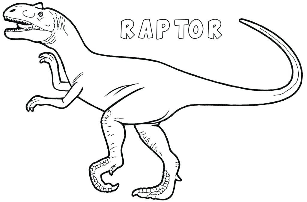 Desenho deVelociraptor Dinossauro para colorir