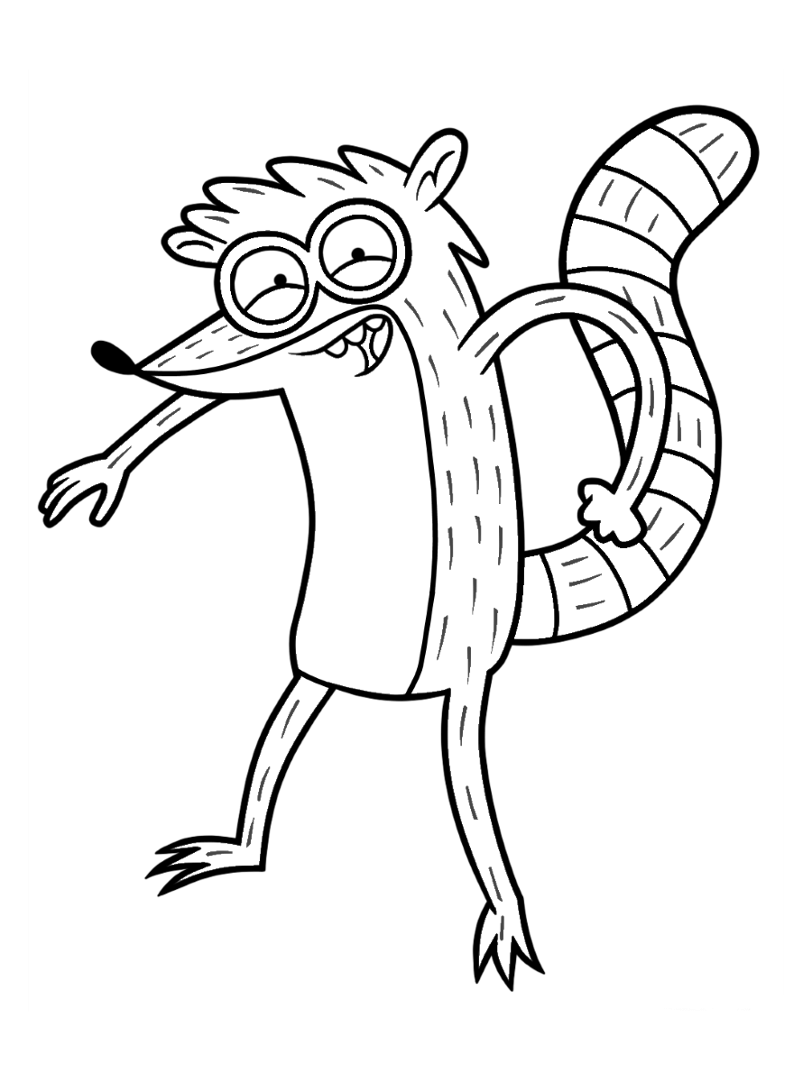 Desenhos de Apenas um Show (Regular Show) para colorir