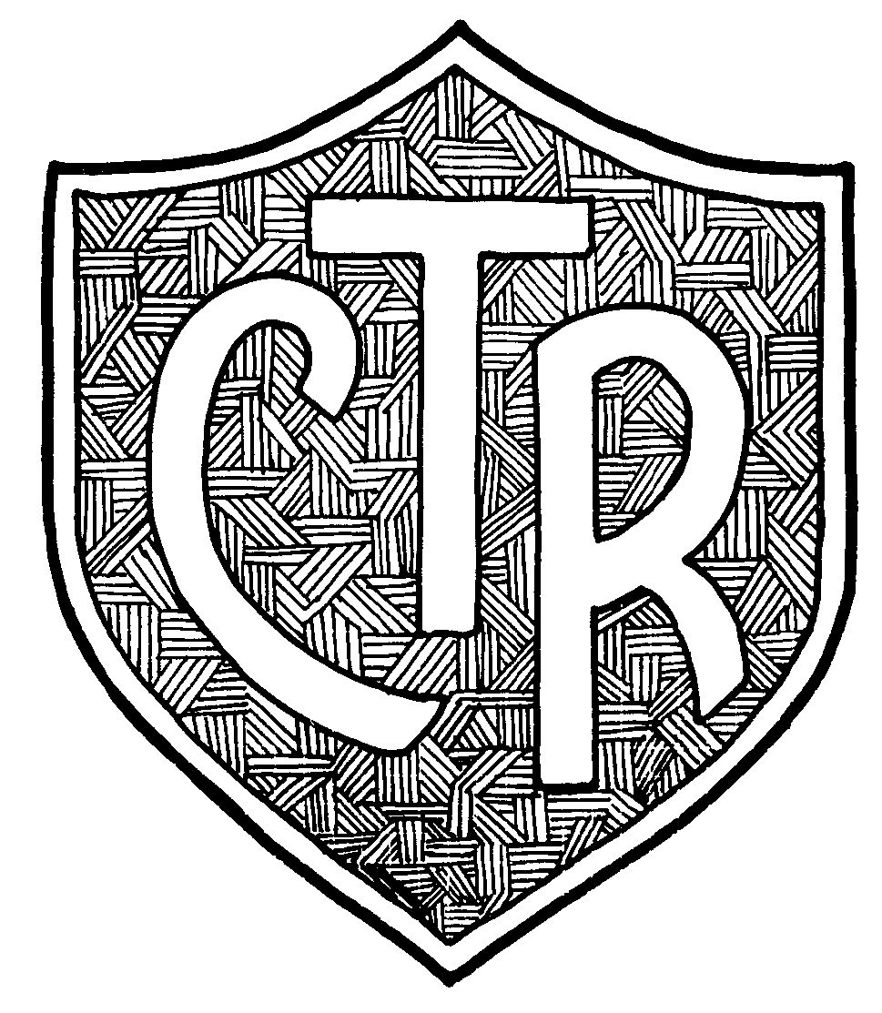 Desenho deEscudo CTR para colorir